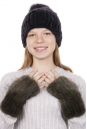 Варежки женские из норки 8020020-5